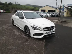 White Used 2017 Mercedes CLA200 AMG line Sedan | £12,995 (Expensive)