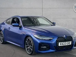 Blue Used 2022 BMW 420 M Sport Coupe | £28,500 (Good price)
