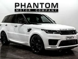 White Used 2019 Land Rover Range Rover Sport SUV | £33,490 (A bit pricey)