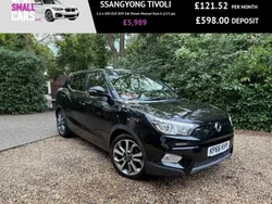 Black Used 2016 Ssangyong Tivoli SUV | £5,989 (Fair price)