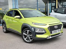 Yellow Used 2020 Hyundai Kona Premium SUV | £11,589 (Fair price)