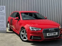 Red Used 2017 Audi A4 S-Line Estate | £12,794 (Fair price)
