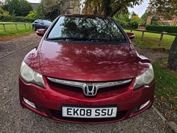 Red Used 2008 Honda Civic ES Sedan | £3,250 (Fair price)