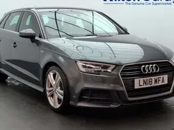 Used 2018 Audi A3 Sportback S-Line Hatchback | £13,150 (Fair price)