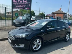 Black Used 2017 Ford Focus Titanium Hatchback | £6,995 (Fair price)
