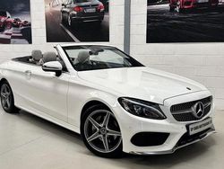 White Used 2017 Mercedes C200 AMG line Cabriolet | £17,490 (Fair price)