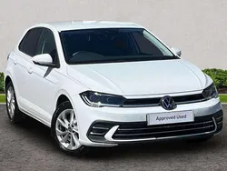 White Used 2023 VW Polo Style Hatchback | £19,995 (A bit pricey)