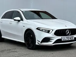 White Used 2021 Mercedes A250 AMG line Hatchback | £17,998 (Good price)
