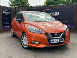 Orange Used 2017 Nissan Micra Visia Hatchback | £6,799 (Fair price)