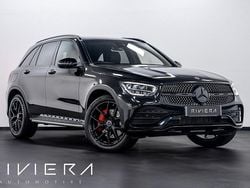 Black Used 2022 Mercedes GLC300e AMG line SUV | £37,495 (A bit pricey)