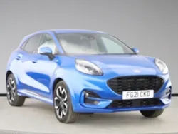Blue Used 2021 Ford Puma ST-Line X SUV | £16,999 (Fair price)