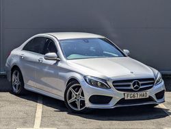Silver Used 2017 Mercedes C220 AMG line Sedan | £10,495 (Good price)