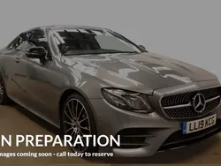 Grey Used 2019 Mercedes E300 AMG line Coupe | £23,920 (Fair price)