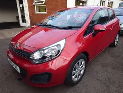 Red Used 2012 Kia Rio 3 Hatchback | £3,995 (A bit pricey)