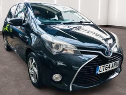 Black Used 2014 Toyota Yaris Hybrid Hatchback | £7,249 (Expensive)