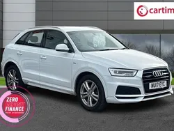 White Used 2017 Audi Q3 S-Line SUV | £16,804 (Fair price)