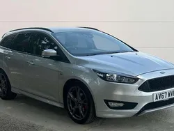 Silver Used 2017 Ford Focus ST-Line X Estate | £7,687 (Fair price)