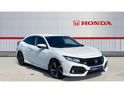 White Used 2019 Honda Civic SR Hatchback | £13,558 (Fair price)