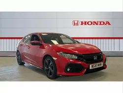 Red Used 2018 Honda Civic Sport Hatchback | £16,096 (Fair price)