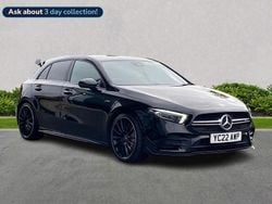 Black Used 2022 Mercedes A35 AMG Premium Plus Hatchback | £30,499 (Fair price)