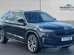 Black magic metallic Used 2021 Skoda Kodiaq SportLine SUV | £21,250 (Super price)