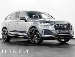 Grey Used 2021 Audi Q7 S-Line SUV | £37,995 (Fair price)