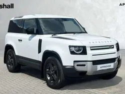 Solid fuji white Used 2022 Land Rover Defender SUV | £43,556 (Good price)
