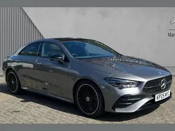 Grey Used 2025 Mercedes CLA200 AMG Line Premium Plus Coupe | £33,980 (Fair price)