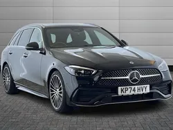 Black Used 2024 Mercedes C220 AMG Line Premium Plus Estate | £39,890