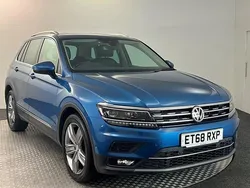 Blue Used 2018 VW Tiguan SEL SUV | £18,450 (Good price)