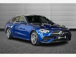 Blue Used 2024 Mercedes C200 AMG line Sedan | £33,595 (A bit pricey)