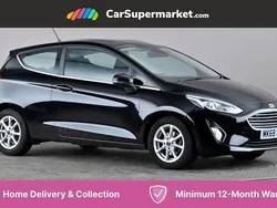 Black Used 2018 Ford Fiesta Zetec Hatchback | £8,197 (Fair price)