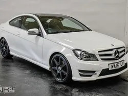 White Used 2015 Mercedes C250 Sport Edition Coupe | £8,000 (Super price)