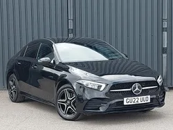 Black Used 2022 Mercedes A250 AMG line Sedan | £23,498 (Fair price)
