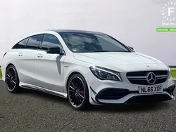 White Used 2016 Mercedes CLA45 AMG AMG Estate | £19,399 (Fair price)