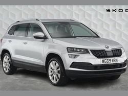 Brilliant silver metallic Used 2019 Skoda Karoq SE L SUV | £16,000 (Fair price)