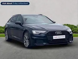 Blue Used 2021 Audi A6 Black Edition Estate | £28,444 (Fair price)