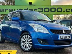 Blue Used 2011 Suzuki Swift SZ4 Hatchback | £6,750 (Fair price)