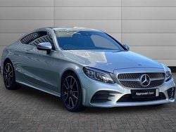 Iridium silver Used 2018 Mercedes C300 AMG Line Premium Coupe | £18,450 (Fair price)