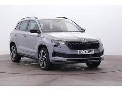 Meteor grey Used 2024 Skoda Karoq SportLine SUV | £27,990 (Fair price)