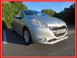 Silver Used 2013 Peugeot 208 Active Hatchback | £3,790 (Good price)