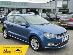 Blue Used 2015 VW Polo SE Hatchback | £8,000 (Fair price)
