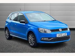 Blue Used 2015 VW Polo Design Hatchback | £7,490 (Fair price)