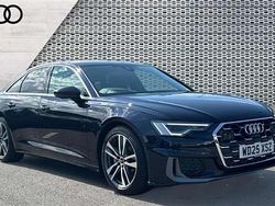 Blue New 2025 Audi A6 S-Line Sedan | £32,587 (Good price)