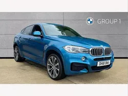 Blue Used 2018 BMW X6 M Sport SUV | £24,881 (Fair price)