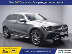 Grey Used 2022 Mercedes GLC300 AMG line SUV | £35,400 (Expensive)