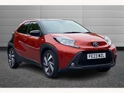 Chilli red with black Used 2023 Toyota Aygo Hatchback | £12,100 (Good price)