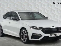 Moon white metallic Used 2023 Skoda Octavia vRS Hatchback | £24,187 (A bit pricey)