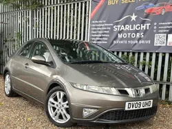 Grey Used 2009 Honda Civic ES Hatchback | £2,999 (Fair price)