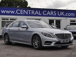 Silver Used 2014 Mercedes S500L AMG line Sedan | £20,995